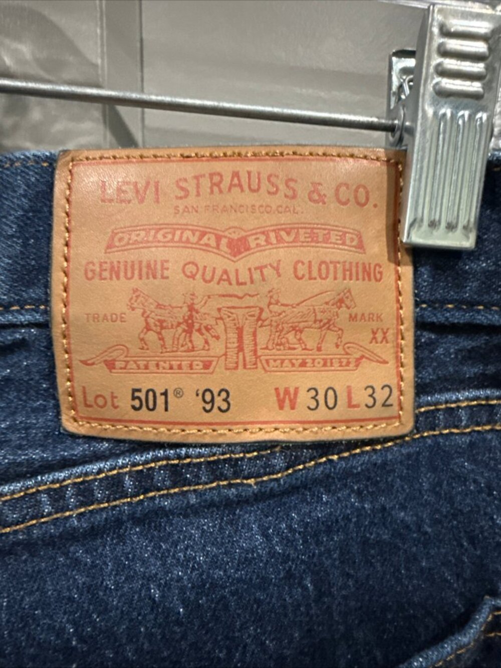 Levi's 501 '93 Premium Men's Blue Denim Jeans W30 L32